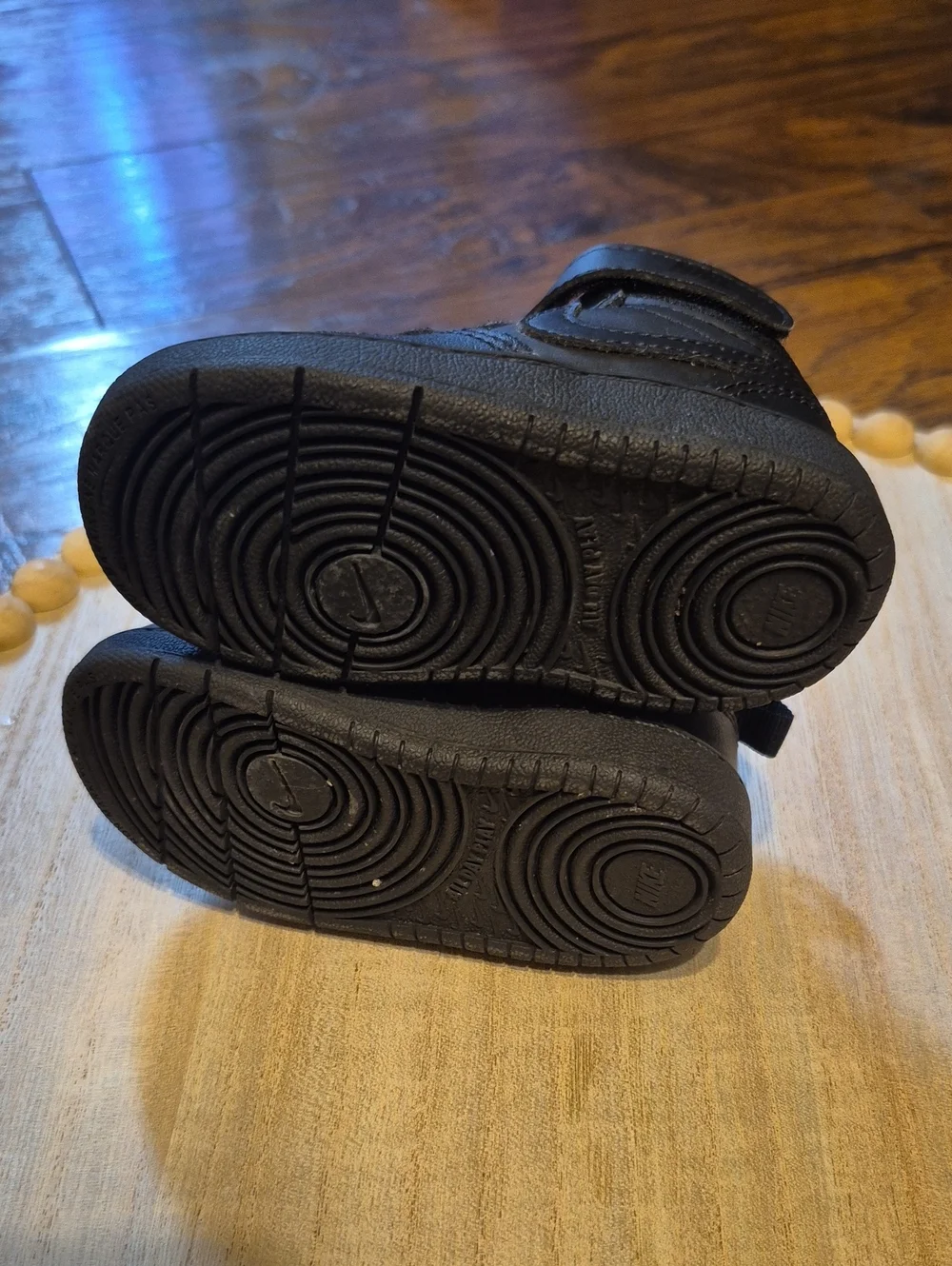 Nike Kids Black High-Top Baby Sneakers